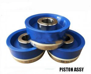 Mission Drilling Rig Mud Pump Parts Blue Lightning Urethane Bonded Piston Assy